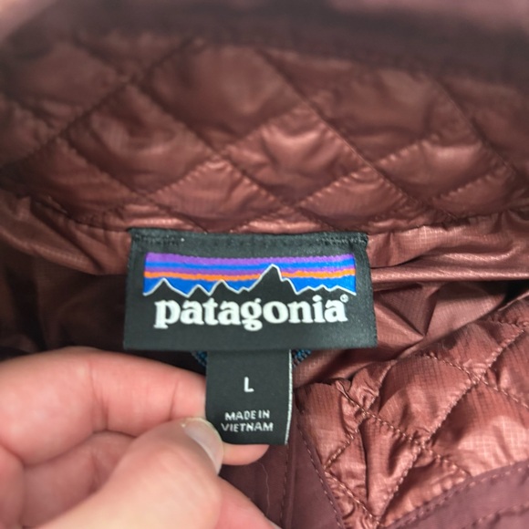 Patagonia Men's Quilted Long Sleeve Pull over Fall Puffer Jacket Size Large - Picture 8 of 14